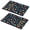 Pioneer Flower Floral, variant on Placemat, Pioneer Flower Floral Print Pattern Place Mats Table Mat Set Of 2, PVC Washable Placemats for Party Kitchen Dining Decoration, 18x12 Inch, Fade Resistant