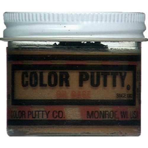 New Color Putty 136 Oil Based Wood Filler Putty, Nutmeg, 3.68 Oz