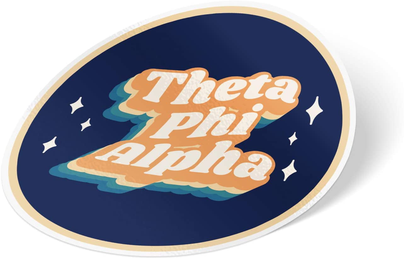 Theta Phi Alpha Sticker Greek Sorority Decal for Car Officiall Windows Laptop 