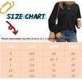 thumbnail image 5 of Sucegi Loose Fit Women's Shirt - Long Sleeve, Round Neck, Pintuck Design for Daily Wear, 5 of 5