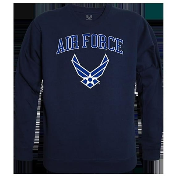 Rapid Dominance Air Force Crew Neck Sweatshirt, Navy - Small