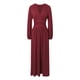 thumbnail image 4 of Vestido elegante largo hasta el suelo para mujer: manga larga, abertura alta, poliéster/spandex, formal: boda/fiesta, tallas S-XXL, 4 of 8