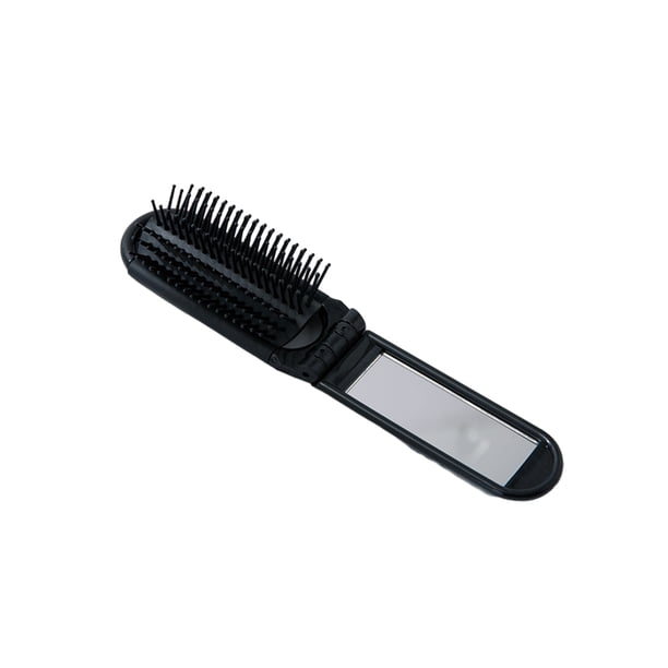 Peine de Viaje Espejo Cepillo de Pelo Plegable Qarigey ABS Doble Masaje Cuero Cabelludo Mini Herramientas de Belleza
