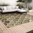 thumbnail image 3 of Addison Rugs Chantille Indoor/Outdoor Transitional Lattice Brown Machine Washable Rectangle Rug, 9' x 12', 3 of 8