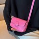 thumbnail image 5 of Sywqhk Bolso Bandolera De Pu De Color Caramelo A La Moda, Bolso Pequeño Para Mujer, Bolso De Hombro (Rosa) Sywqhk Para estrenar, 5 of 9