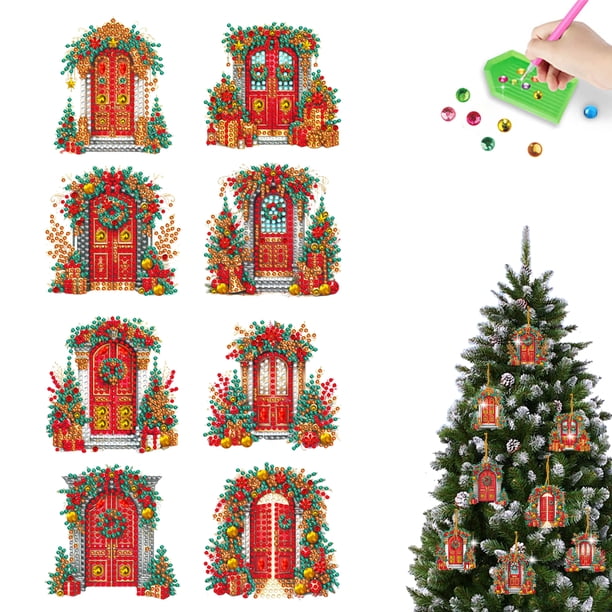 Kits Arte Diamantes Colgantes Del Con Forma Especial Acrílico 8 Uds.