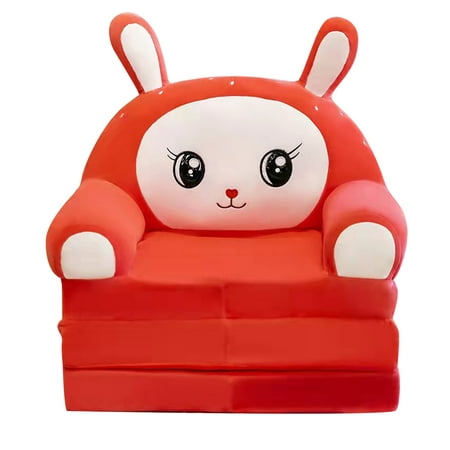 

Cushions Plush Foldable Kids Sofa Backrest Armchair 2 In 1 Foldable Children Sofa Cute Cartoon Lazy Sofa Children Flip Open Sofa Bed For Living Room Bedroom Without Liner Filler Cushion Mats