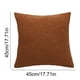 thumbnail image 3 of Funda decorativa rizada para cojín | Funda de cojín de poliéster suave con cremallera | 45x45 cm | Textura acogedora tipo oso de peluche | Decoración para sala de estar, sofá y cama | 1 unidad, 3 of 9
