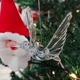 thumbnail image 2 of Advancent Bolas de cristal transparentes con forma de árbol de Navidad, luces LED, velas, decoración para fiestas, ganchos y velas. Kits de decoración para fiestas tipo+5, 2 of 6