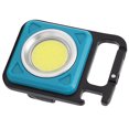 thumbnail image 2 of Mini Keychain Light, Aluminum Alloy Various Lighting Methods Portable Pocket Light COB  For Tent Blue, 2 of 8