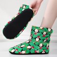thumbnail image 5 of Mepaouo Christmas Shoes for Women Men Warm Indoor Floor Boots Tree Green Home Shoes Cozy Footwear, 5 of 6