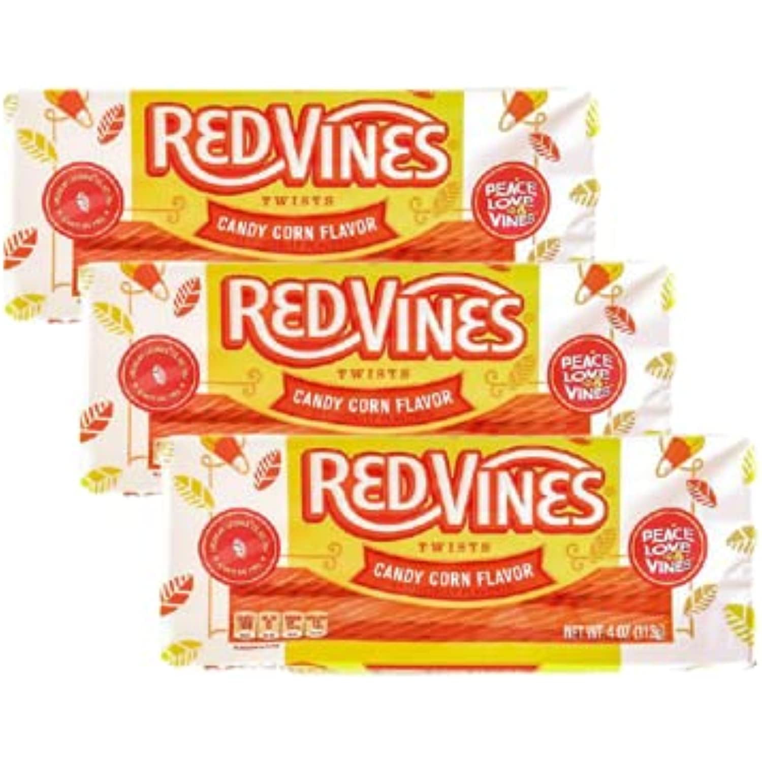 Red Vines Limited Edition Candy Corn Red Vines Twists (Three Pack