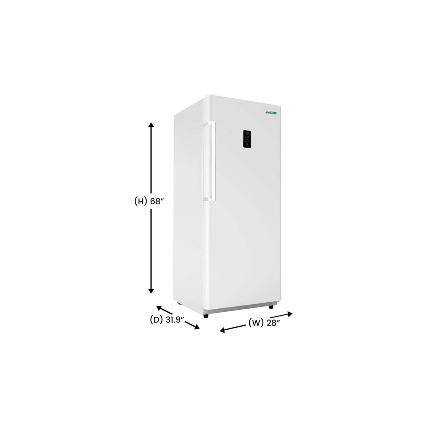 Conserv Appliances FR1700 REV 17 cu.ft. Convertible Freezer/Refrigerator, Garage Ready, White