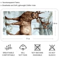 thumbnail image 2 of Christmas Deer Light and Breathable Chiffon Yarn Silk Scarf - Translucent 180*73 Size for Women, 2 of 6