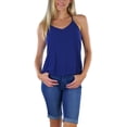 thumbnail image 2 of ToBeInStyle Women's Strappy Back V-Neck Camisole Top, 2 of 6