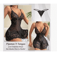 thumbnail image 3 of Lencería Babydolls Encaje Vestido color negro talla: M, 3 of 4
