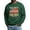 Green, variant on 250 Years America Anniversary 250th Independence Day Vintage American Flag Print Sweatshirt