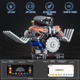 thumbnail image 4 of Kit Motor V8 HIGH GODO YC1657 Bloques Construccion 665 Piezas Control App Luces LED, 4 of 5