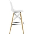 thumbnail image 4 of Modway Pyramid Dining Side Bar Stool Set of 2 in White, 4 of 6