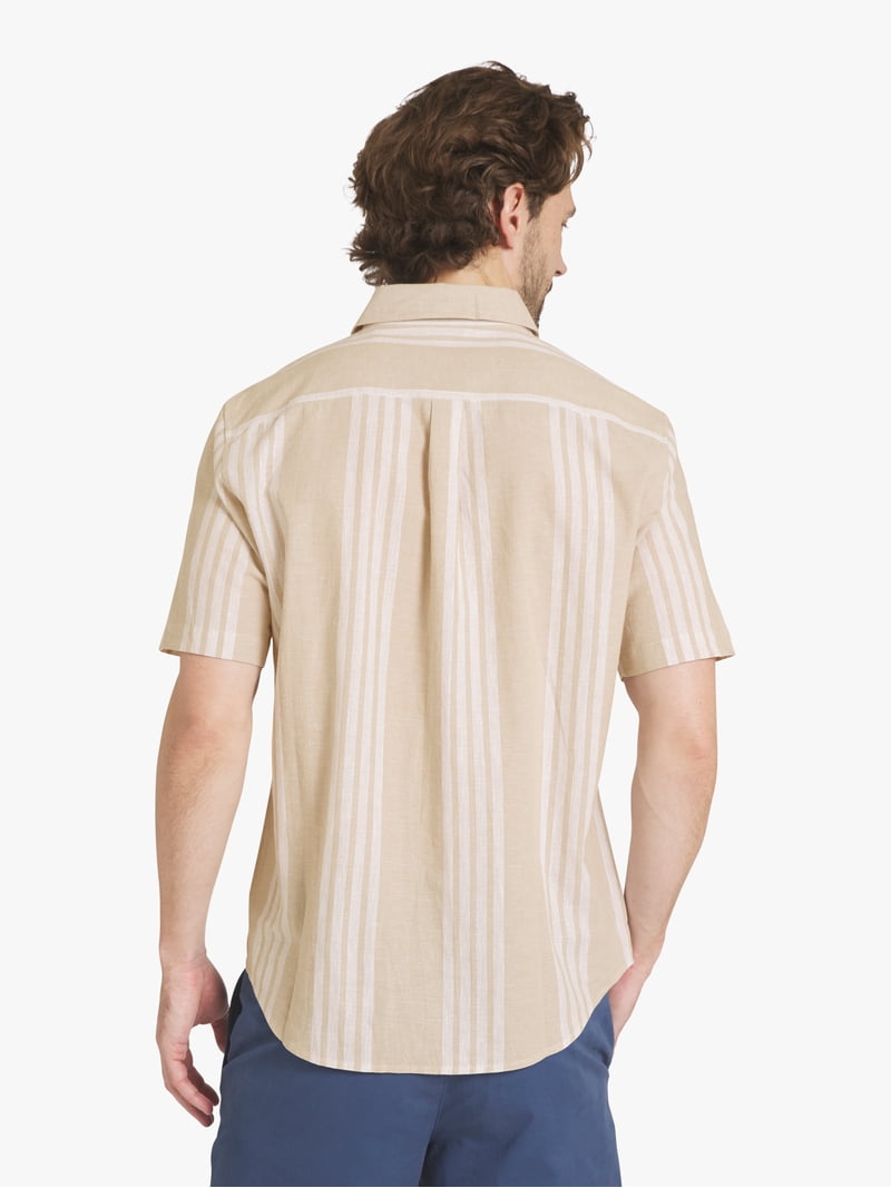 chaps short sleeve dress shirts Chaps Men's Short Sleeve Oxford Shirt, XL, Cotton