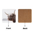 thumbnail image 2 of Xecao Yak for MDF Cork Coaster 4 Pcs,Drink Coasters,Suit for House Warming Gifts New Home ,Coffee Table Decor-Square, 2 of 7