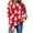 Red, variant on Makaor Sweatshirt Women Halloween Crew Neck Tops Fleece Long Sleeve Pullover Casual Fall Clothes Green L