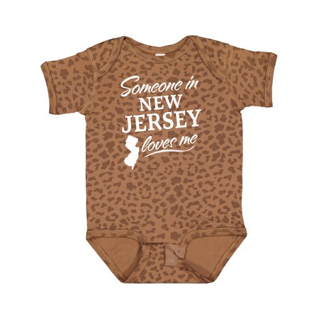 

Inktastic Someone in New Jersey Loves Me Gift Baby Boy or Baby Girl Bodysuit