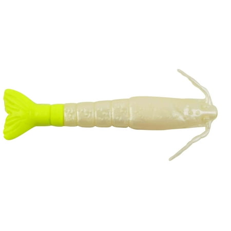 UPC: 0028632552940 | Berkley Gulp! Alive! Shrimp Soft Bait 3  Length  Pearl White/Chartreuse