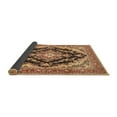 thumbnail image 2 of Ahgly Company Indoor Round Medallion Brown Traditional Area Rugs, 4' Round, 2 of 4