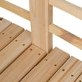 thumbnail image 2 of Shineco 4982N 6 ft. Cedar Garden Bridge, Natural, 2 of 5