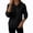 Black, variant on Jacquard Hooded Sweatshirt for Women Lightweight Long Sleeve Solid Color Fall Pullover Loose Casual Banded Bottom Layering Tops S