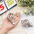 thumbnail image 3 of 2PCS Curtain Rod Drapery Pole Ball End Cage Replacement Decorative End Head Caps 1/2In Curtain Rod,sliver, 3 of 5