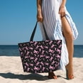 thumbnail image 6 of Sigee Breast Cancer Awareness (2) Print Extra Large Waterproof Beach Travel Bag with Zipper - Durable and Versatile for Vacation, Gym, and Daily Use, 6 of 7