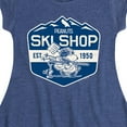 thumbnail image 3 of Peanuts - Snoopy and Woodstock Ski Shop - Toddler And Youth Girls Fit And Flare Dress, 3 of 5