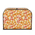 thumbnail image 2 of Haiem Orchids Flowers Print Toaster Covers 4 Slice Wide Slot,Bread Dust Cover & Fingerprint Protection,Bread Machine Cover,Appliance Covers, 2 of 7