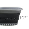 thumbnail image 5 of SAMMART 37L (9.77 gallon) Collapsible Plastic Laundry Basket - Foldable Pop Up Storage Container / Organizer - Portable Washing Tub - Space Saving Hamper / Basket, 5 of 7
