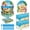 Summer, variant on 122 Pcs Summer Beach Tableware Set, Serves 30. Comes with plates, napkins, forks and tablecloths for picnic and beach parties.
