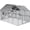 Gray, variant on ICEEIF Outdoor Cat Enclosure, Fir Wood Catio with 7 Platforms, 2 Resting Rooms, Waterproof UV Protection Roof, 61.8'' x 32.3'' x 70''