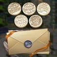 thumbnail image 6 of 5 Pieces Christmas Seal Stamp Set 25mm for Party Xmas Gift Greeting Card Elk, 6 of 8