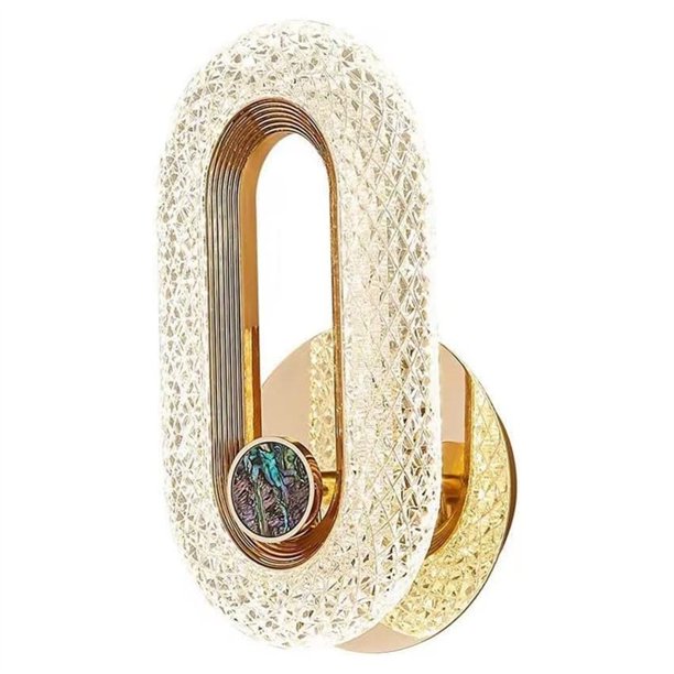 Lámpara de Araña LED de Cristal de 8 W, Accesorio de Iluminación de Lujo para Sala de Estar, Dormitorio, Cocina