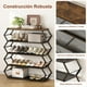 thumbnail image 5 of Zapatero de Metal de 5 Niveles, Organizador Zapatera de Acero Inoxidable, Zapatero Organizador Plegable, Estante para Zapatos Fácil de Montar, Ahorro de Espacio, para Sala de Estar, 5 of 8