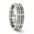 thumbnail image 4 of Edward Mirell Titanium Brushed/Polished Textured Lines 7mm Band Size 9 EMR147, 4 of 7