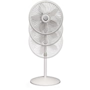 Lasko Elegance and Performance 18 3-Speed Oscillating Pedestal Fan, White, 1820