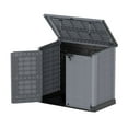 thumbnail image 2 of Duramax CedarGrain StoreAway 1200L Outdoor Deck & Garden Storage Box, Grey, 2 of 11