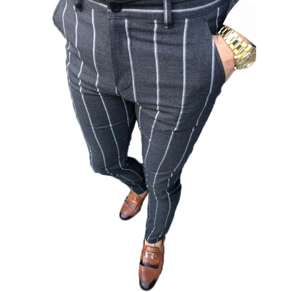 striped slacks