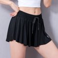 thumbnail image 2 of Pantalones cortos 2 en 1 fluidos para correr para mujer Gimnasio Yoga Atlético Mujer Entrenamiento Biker Spandex Lounge Sweat Falda Verano XL TUNC Sencillez, 2 of 5