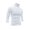 White, variant on Big & Tall Men's Solid Color Turtleneck Long Sleeve Pullover Tops Dark Purple XXL(50)