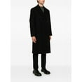 thumbnail image 5 of Lardini Men's Black Virgin Wool Coat Black Sizes IT 34-64, 5 of 5
