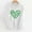 White, variant on VgaVtl St. Paddy's Day Women's Sweatshirt Hooded Long Sleeve Womens Tops Plus Size Pull on Heart-shaped Loose Tops,Green L