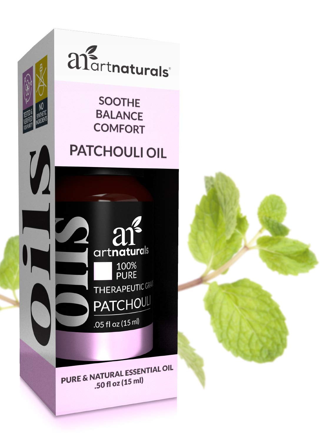 Artnaturals Patchouli Essential Oil - Soothe Balance and Comfort (00.5 oz / 15 ml)